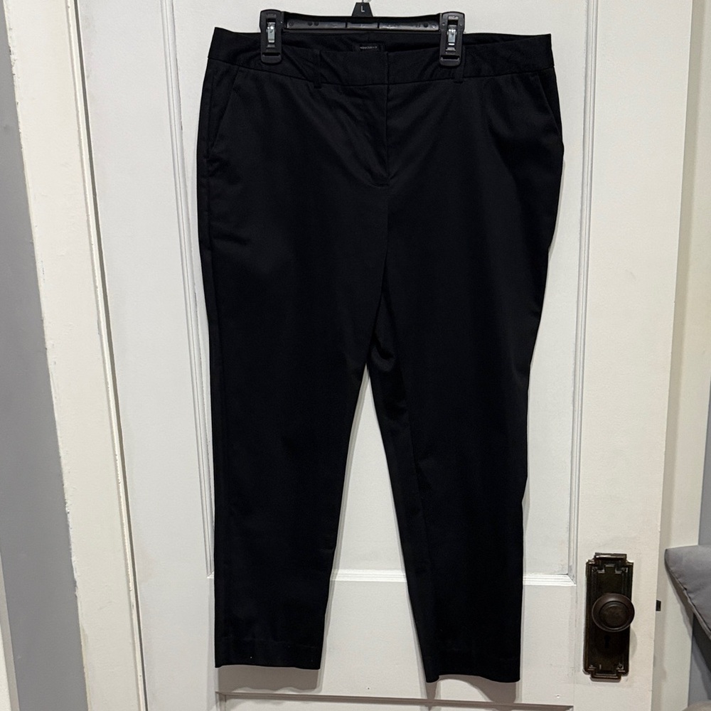 Modern Fit Black Ankle Pants